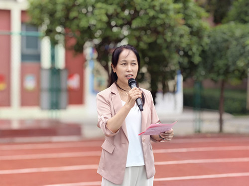 扬奥运精神 做追梦少年---郑州市郑东新区外国语学校教育集团九如校区开学典礼